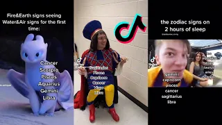 Relatable Zodiac Signs TikTok Compilation