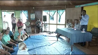 Fiji's Acting PM holds the 2023 -2024 Budget Consultation at the Seaqaqa Police Station