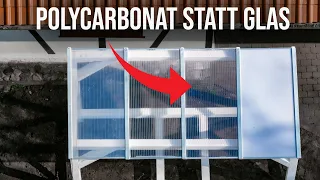 die BESTE Terrassenüberdachung: Polycarbonat, Glas oder Acrylglas?