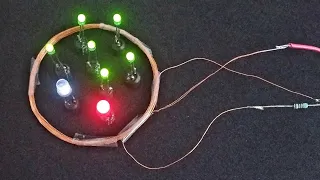 Como Fazer LEDs Acenderem por Indução Magnética