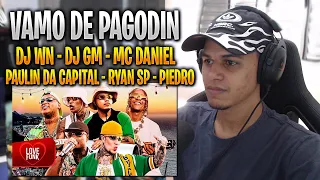 [ REACT ] VAMO DE PAGODIN / SAMBA DE MALANDRO -  MC Paulin da Capital, Ryan SP, Piedro e Daniel