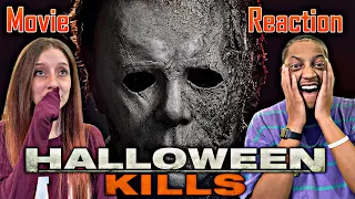 HALLOWEEN KILLS | Movie Reaction | Michael Myers | Jamie Lee Curtis | THESE KILLS ARE CRAZY😱🤯🎃