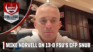FSU's Mike Norvell on CFP snub: 'I was just hurt for our players' | ESPN College Football