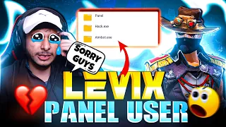 Sorry Guys 😭 || NG Levix Panel User 💔 धोखा दिया सबको ? 🥲 - Garena Free Fire