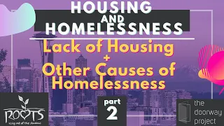 Causes of homelessness and lack of housing