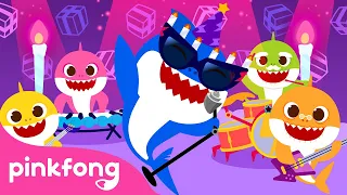 Happy Birthday Song (Rock Version) | Happy Birthday, Daddy Shark! | Pinkfong for Kids