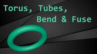 Torus, Tube, Bend & Fuse - Houdini by SideFX