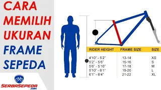 Cara Memilih Ukuran Frame Sepeda yang tepat