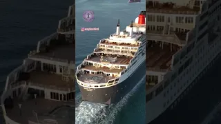 Queen Mary 2 transatlantic Ocean liner.