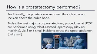 Localized Prostate Cancer: Surgery - 2021 Prostate Cancer Patient Conference