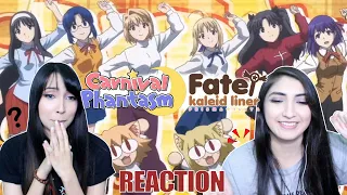 We Didn't Forget! More Fate!! | Carnival Phantasm and Fate/kaleid liner Prisma Illya OP Reaction!