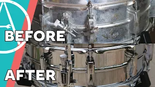 RESTORING A 1970s LUDWIG SUPRAPHONIC SNARE DRUM