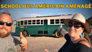 🚌 VIVRE DANS UN SCHOOL BUS AMERICAIN  🚌 présentation de notre bus aménagé comme un camping car 🚌