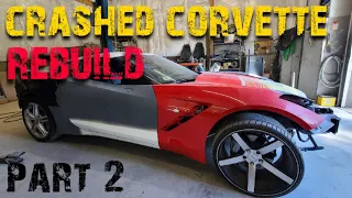 Rebuilding a CHEAP C7 corvette *part 2* bodywork