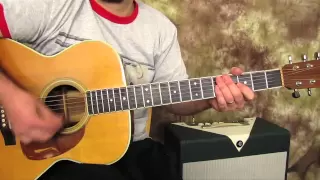 Easy Guitar Lessons on Acoustic - Joe Cocker - Feeling Alright