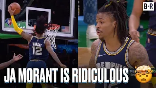 Ja Morant WILD Off Hand Slam 🤯