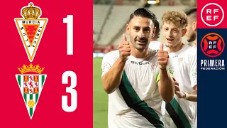 RESUMEN #PrimeraFederación | Real Murcia CF 1-3 Córdoba CF | Grupo 2 | Jornada 2