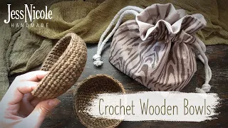 How to Crochet a Wooden Bowl