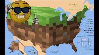 All 50 U.S states portrayed by Minecraft