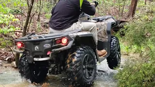 Stay tuned for this full ATV challenge! CAN AM Outlander xt850