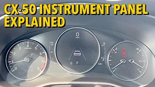 The Mazda CX-50 7” LCD Instrument Panel Explanation