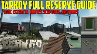 COMPLETE RESERVE GUIDE-Map, Loot, Routes, Survival, Scav Boss, and MORE for 12.9!