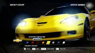 NFS Hot Pursuit - Presenting Corvette ZR1 - Exotic Series