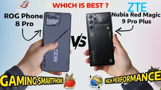 Asus ROG phone 8 pro vs Red Magic 9 pro GAMING SMARTPHONE FULL COMPARISON