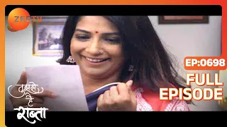 Mihika Seeks Malhar's Help - Tujhse Hai Raabta - Full ep 698 - Zee TV