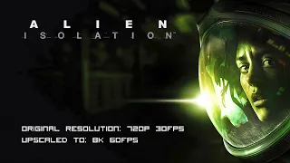 Alien: Isolation - Official Gamescom CGI Trailer - Improvise (8K 60fps AI)