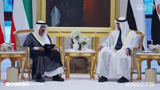 رئيس الدولة وأمير الكويت يبحثان علاقات البلدين وتعزيز العمل الخليجي المشترك