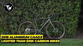 MASSIVE weight-saving upgrade for Cannondale CAADX -  now it's lighter than most $10k Carbon bikes!