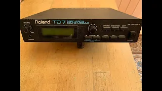 Roland TD7 Drumset Demonstration