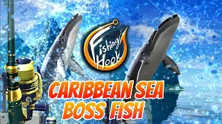 Fishing Hook Gameplay Lv. 50 - Boss Fish at Caribbean Sea - Blue Whale