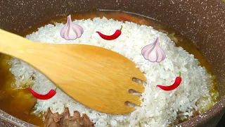 🍚♨️Как Приготовить Идеальный Плов!!! Всегда Рассыпчатый Рис!! Любимый Рецепт Плова!!!