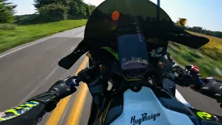 Taking the R1 to a bike event