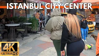 ISTANBUL CITY CENTER 2024 4K WALKING TOUR VIDEO ULTRA HD AROUND GALATA TOWER,ISTIKLAL STREET