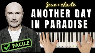 Jouer "Another day in Paradise" de Phil Collins au Piano - Tutoriel facile + Chant
