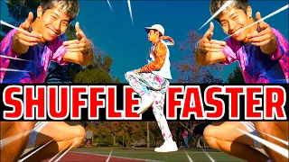 How to Shuffle Faster | Tips and Tricks to Shuffle Faster | Shuffle Dance Tutorial Kentobaby