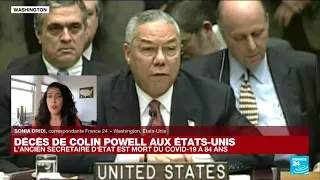 Colin Powell, secrétaire d'Etat sous George W. Bush, est décédé du Covid-19 • FRANCE 24