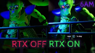 FNAF Security Breach Modded RTX - 6AM Monty Route