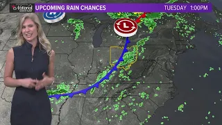 Cleveland weather: Cold front brings rain chances tomorrow