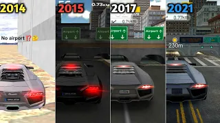 Evolution of Old Extreme Car Driving Simulator Versions