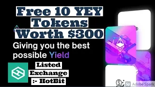 Yearn Ethereum Yield Finance 10 Token Worth $300 & $30 Per Referral Free