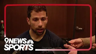 Avalanche's Andrew Cogliano on goalie Alexandar Georgiev