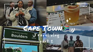 VLOG PART 2| Reunion in Cape Town| Girls Trip|Ster-Kinekor| Mojo Market| Boulders Beach| The Nines