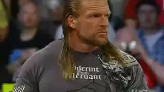 Triple H and John Cena Confrontation