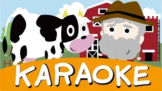 Karaoke: Old MacDonald Had A Farm | Children Nursery Rhyme | Kids Songs | Baby Puff Puff