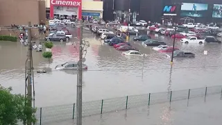 FUERTES LLUVIAS E INUNDACIONES EN REYNOSA TAMAULIPAS HOY 19 DE MAYO DE 2021