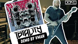 Totality guitar pedal demo by Alessandro 'VMan' Venturella of Slipknot (made by KHDK)